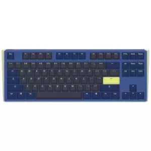 Ducky One 3 Daybreak TKL Corded Keyboard, Gaming keyboard German, QWERTZ Blue-grey
