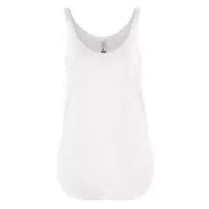 Next Level Womens/Ladies Sleeveless Tank Top (L) (White)