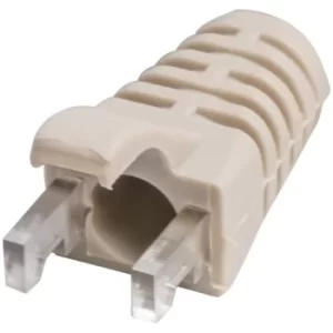 TUK Ltd SPEEDY RJ45 PS1Gy#100 Grey strain relief boot for Cat 5 pl...