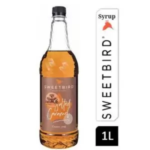 Sweetbird Salted Caramel Coffee Syrup 1litre Plastic NWT4164