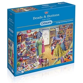 Beads & Buttons Jigsaw Puzzle - 1000 Pieces