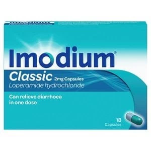 Imodium Classic 2mg Capsules - 18 Capsules