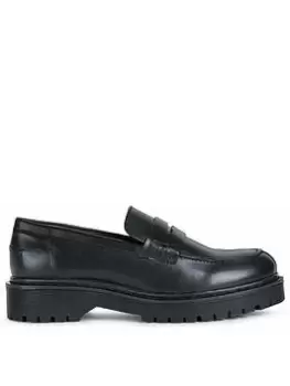 Geox Bleyze Loafers, Black, Size 5, Women