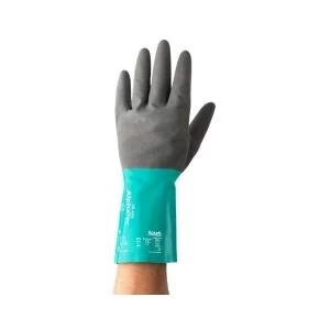 Ansell AlphaTec Size 11 Nitrile Coated Medium Duty Gloves GreyGreen