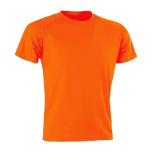 Spiro Mens Aircool T-Shirt (M) (Flo Orange)