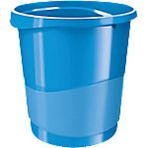 Rexel Waste Bin Choices Blue 14 L Polypropylene 25.8 x 28.5 x 32.2 cm