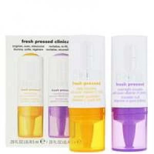 Clinique Moisturisers Fresh Pressed Clinical Daily and Overnight Boosters with Pure Vitamin C 10% + A (Retinol) 8.5ml and 6ml