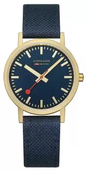 Mondaine A660.30314.40SBQ Classic |36mm Blue Dial Blue Watch