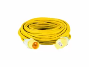 Defender E85233 110V 16A 25m 2.5mm2 Extension Lead Yellow