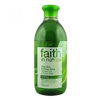 Faith in Nature Aloe Vera Foam Bath & Shower Gel 400ml
