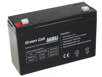 AGM Battery 6V 12Ah - Battery - 12,000 mAh