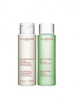 Clarins Clarins Cleansing And Toning Duo Pack For Normal/Dry Skin