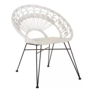 Manado Rattan Chair White