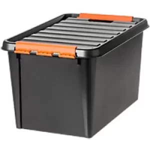 SmartStore Pro Storage Box 3196090 With Lid 50 L Black 298 x 296 x 477 mm
