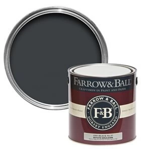Farrow & Ball Estate Off-black No. 57 Matt Emulsion Paint 2.5L