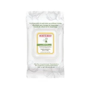Burts Bees Sensitive Facial Cleanse Towelettes Extract x30
