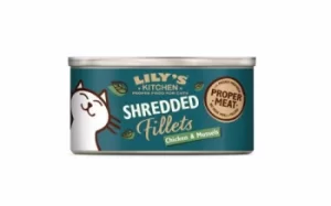 Lilys Kitchen Shredded Fillets Chicken & Mussels Cat Food 70g (3 minimum)