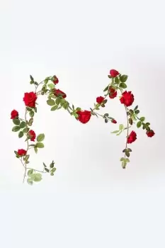 Artificial Rose Flower Garland, 180 cm