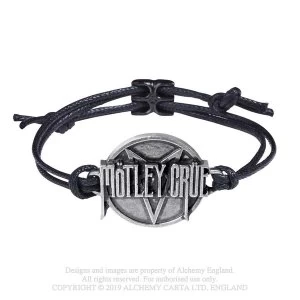 Motley Crue - Pentagram Disc Wrist Strap