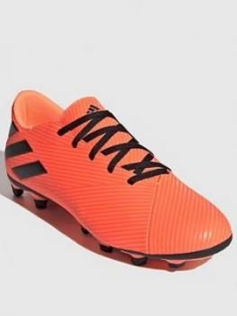 adidas Nemeziz 19.4 Firm Ground Football Boots - Red/Black, Size 8.5, Men