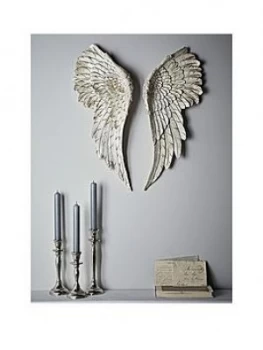Cox & Cox Antique White Angel Wings