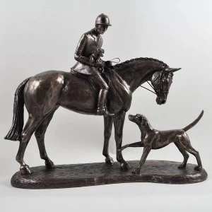 Country Companions Horse by Harriet Glen Cold Cast Bronze Sculpture
