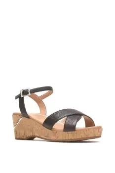 Hush Puppies Maya Qtr Strap Smooth Leather Sandals