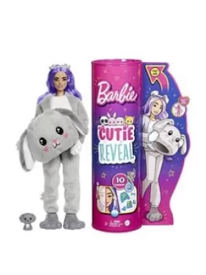 Barbie Cutie Reveal Doll With Puppy Plush Costume And 10 Surprises