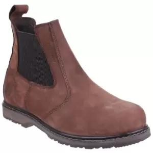 Amblers Mens AS148 Sperrin Pull On Safety Dealer Boots (4 UK) (Brown)