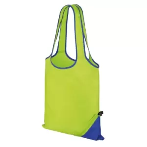 Result Core Compact Shopping Bag (One Size) (Lime/Royal)