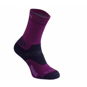 Bridgedale WoolFusion Trekker Womens Socks Purple Large