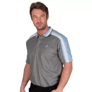 Under Par Cut and Sew Golf Polo Mens - Grey