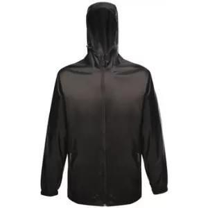 Professional PRO PACK AWAY Waterproof Shell Jacket mens Fleece jacket in Black - Sizes UK XS,UK S,UK M,UK L,UK XL,UK XXL,UK 3XL