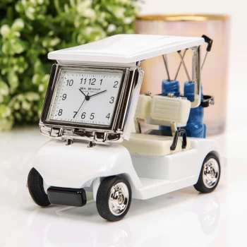 WILLIAM WIDDOP Miniature Clock - Golf Buggy
