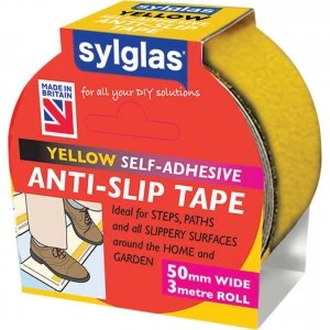 Sylglas Anti SlipTape Yellow 50mm 3m