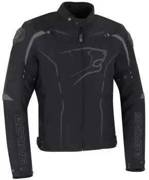 Bering Kaloway Motorcycle Textile Jacket, black-grey-red, Size L, black-grey-red, Size L