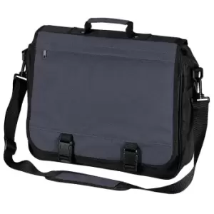 Bagbase Portfolio Briefcase Bag (15 Litres) (pack Of 2) (one Size, Graphite)
