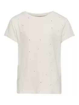 ONLY Dotted Top Women White
