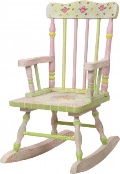 Fantasy Fields Crackled Rose Rocking Chair.