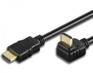 1m High Speed HDMI Angled Cable Black