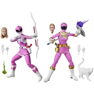 Hasbro Power Rangers Lightning Collection Pink Ranger 2-pack Kat Hillard 6" Premium Collectible Action Figure Toys