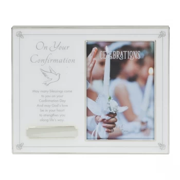 4" x 6" - On Your Confirmation Frame with Engraving Plate