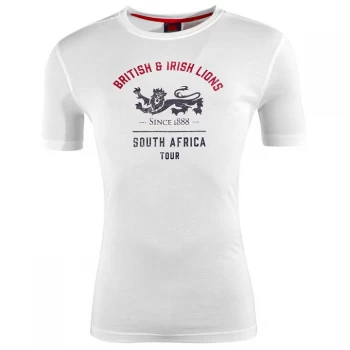 Canterbury British and Irish Lions Graphic T Shirt Mens - White