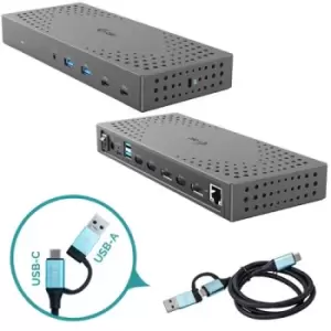 i-tec USB 3.0 / USB-C / Thunderbolt 3x 4K Docking Station Gen 2 + Power Delivery 100W
