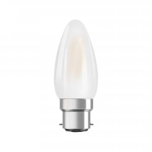 Osram 4W Parathom Frosted LED Candle Bulb BC/B22 Very Warm White - 061859-439771