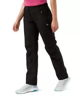 Craghoppers Airedale Waterproof Trousers - Black, Size 12, Women