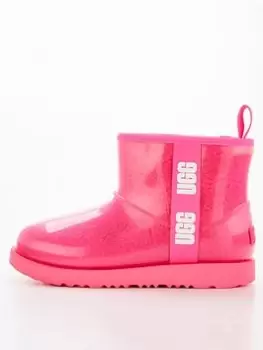UGG Classic Clear Mini Ii Boot, Pink, Size 12 Younger