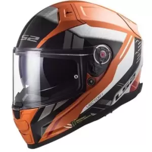 LS2 Ff811 Vector Ii Stylus Fluo Orange Black Full Face Helmet L