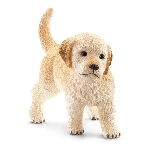 SCHLEICH Farm World Golden Retriever Dog Puppy Toy Figure