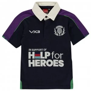 VX-3 Help For Heroes Scotland Shirt Junior Boys - Navy